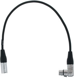 SK233-0,5 angled XLR Patch FM Black