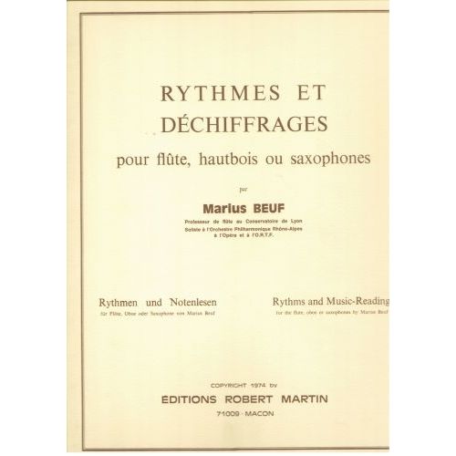 Beuf - Rythmes et Dchiffrages