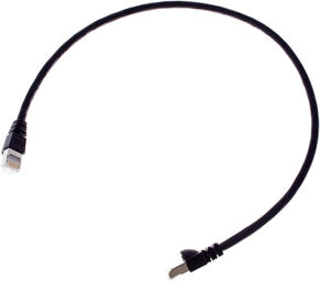 CAT6A Patchkabel 0,5m, sw noir