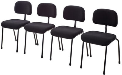 B1014 Orchestra Chair 4pc Noir