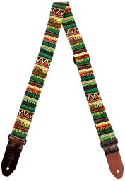 Guitar Strap Jacqu. South Am. Orange