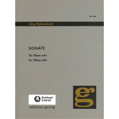 Wyttenbach Jurg - Sonate - Oboe