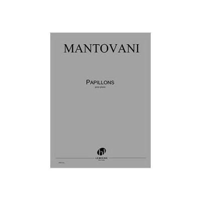 Mantovani Bruno - Papillons - Piano