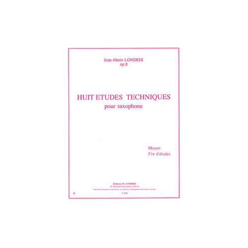 Londeix - 8 Etudes Techniques - Saxophone