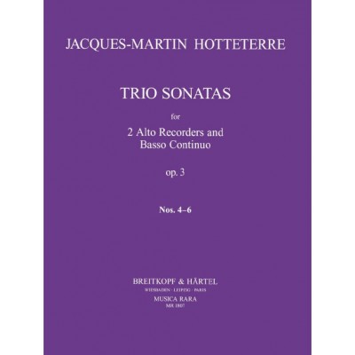 Triosonaten Op. 3
