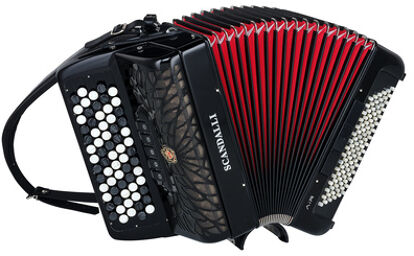 Air Mini C Noir avec soufflet rouge