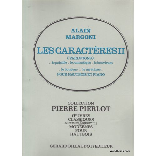 Margoni A. - Les Caracteres 2 - Hautbois et Piano