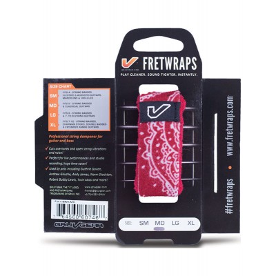 FretWraps, Red Bandana - Small