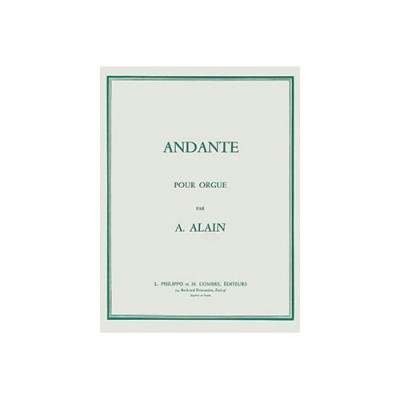 Alain A. - Andante - Orgue