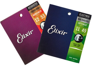 Elixir Acoustic/E-Guitar Bundle