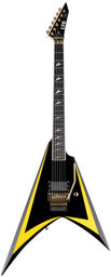 LTD Alexi Laiho Arrowhead Noir avec bandes jaunes