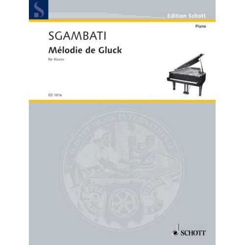 SGAMBATI GIOVANNI - MELODY OF GLUCK - PIANO