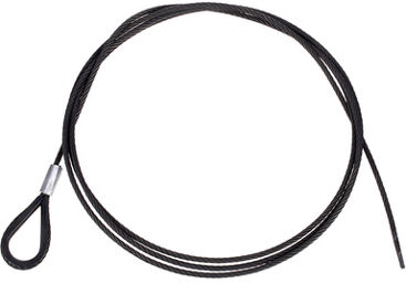 Steelwire Safety 300cm/5mm Bk