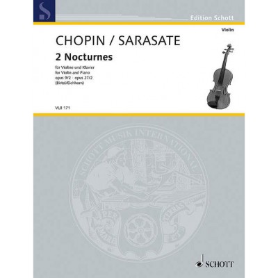Chopin - 2 Nocturnes Op. 9/2 - Op. 27/2 - Violon et Piano
