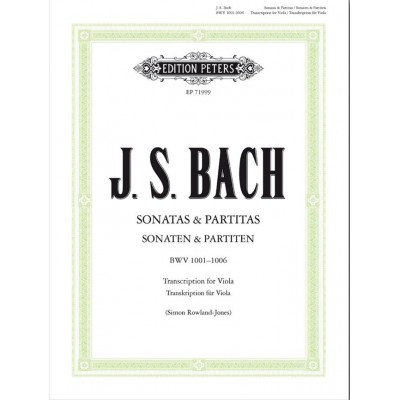 Bach J.S. - Sonates & Partitas BWV 1001-1006 - Alto