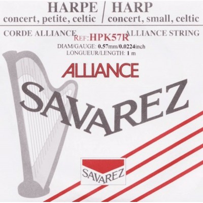 Corde Harpe Alliance Diametre 0,57Mm Rouge
