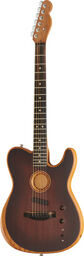 AM Acoustasonic Tele Mah BB Bourbon Burst