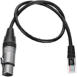 DMX-Adapter XLR F - RJ45
