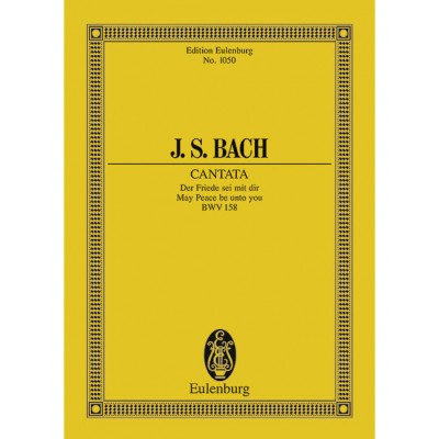 - Cate No. 158 Bwv 158 - Solo-Bass, Choeur Et Chamber Orchestre