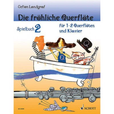 LANDGRAF-mauz - Die Frähliche Querfläte - 1-2 Flutes et Piano