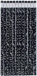 Pencil Black Set Of 12