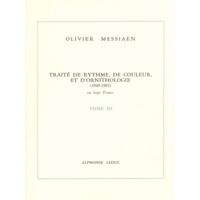 Traité de Rythme, de Couleur et d'Ornithologie
