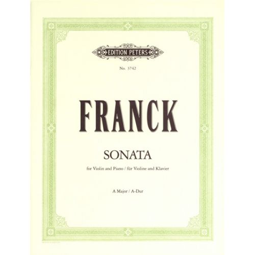 Franck Cesar - Sonata In A - Violin And Piano