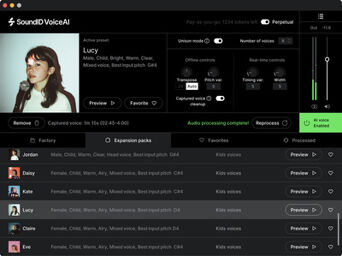 SoundID VoiceAI Kids Expansion