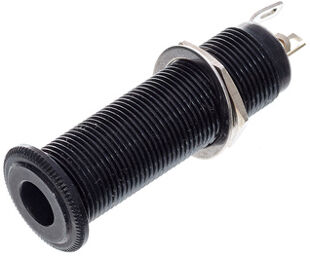 Panel Mount 1/4” TRS Jack BK