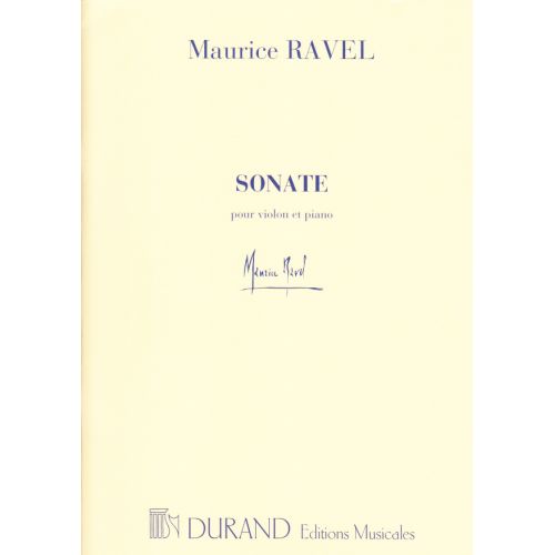 Ravel Maurice - Sonate - Violon, Piano