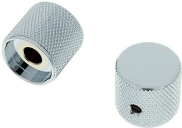 Metal Barrel Knobs Chrome