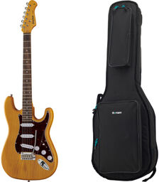 ST-90SA Swamp Ash DLX w/Bag Naturel mat