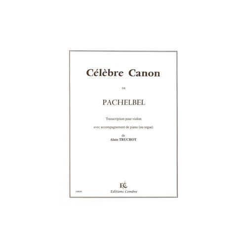 Pachelbel - Célèbre Canon - Von/po - Violon et Piano Ou Orgue