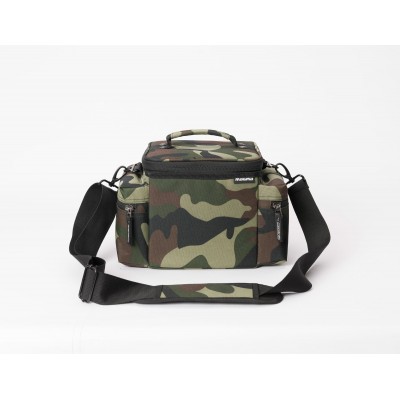 45 RECORD-bag 100 CAMO-green/bordeaux