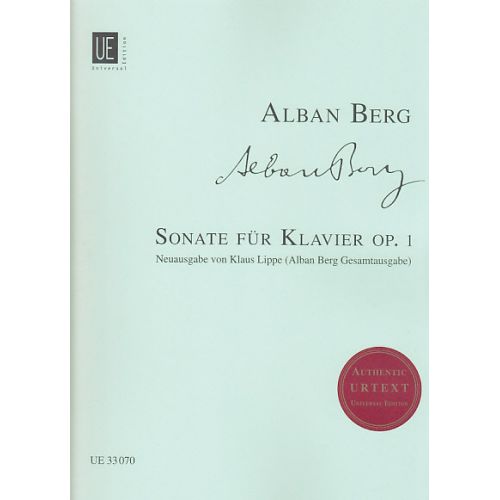 Berg Alban - Sonate Pour Piano Op.1