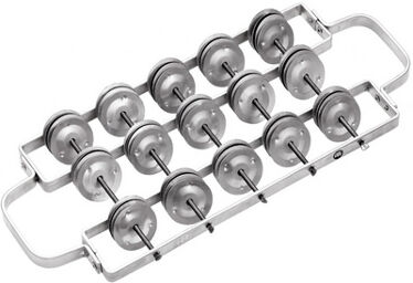 RC2-M Aluminium Rocar medium Argent