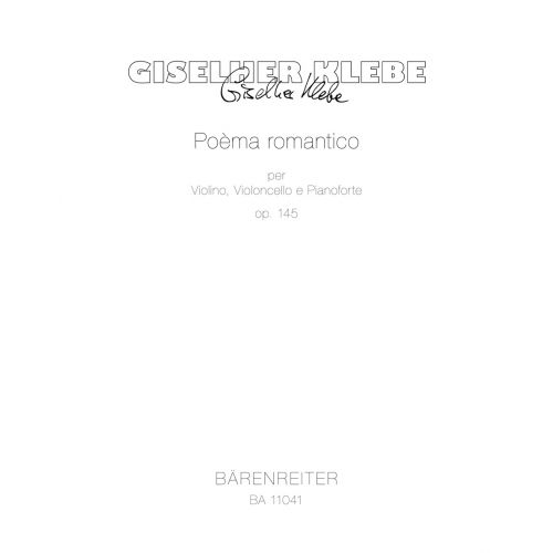 Klebe Giselher - Poema Romantico Op.145