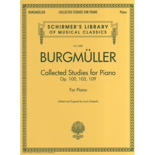 Burgmuller Collected Studies Op 100 105 109 - Piano Solo
