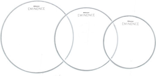 Eminence Clear Drumhead Pack 2