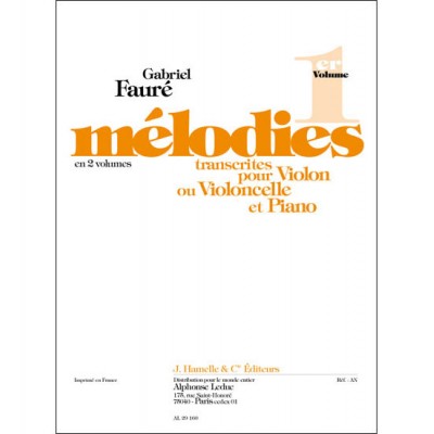 Mélodies Vol.1