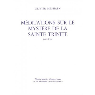 Méditations sur le mystère de la Sainte Trinité