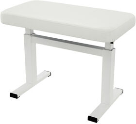 Piano Bench, White