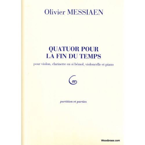 Messiaen O. - Quatuor Pour La Fin Du Temps - Ensemble Mixte
