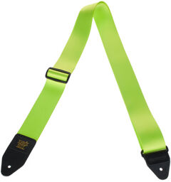 E-Guitar Strap Neon Green Neon Green Jacquard