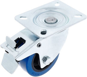 Blue Wheel Braked 80mm