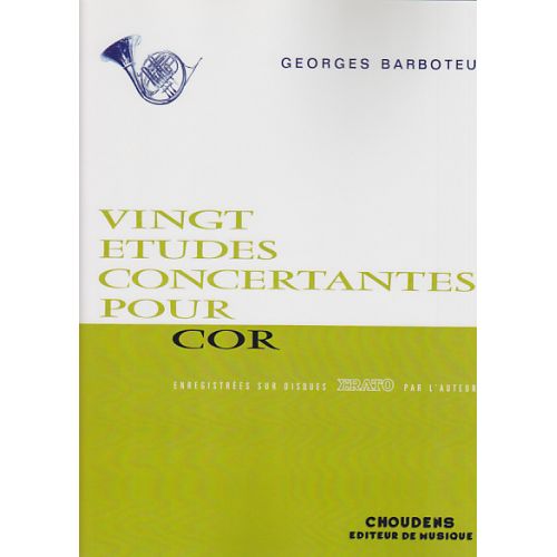 Barboteu G. - Etudes Concertantes - Cor
