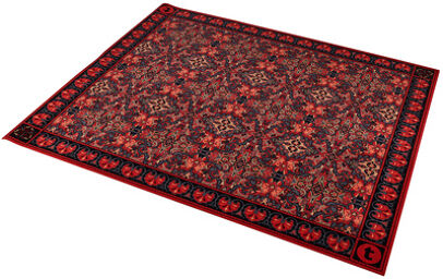 Drum Rug Oriental Red I Oriental Red