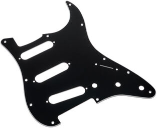 Strat Pickguard SSS Std. BK