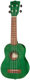 KA-MRT-GRN-S Soprano Ukulele Fern Green Transparent Satin