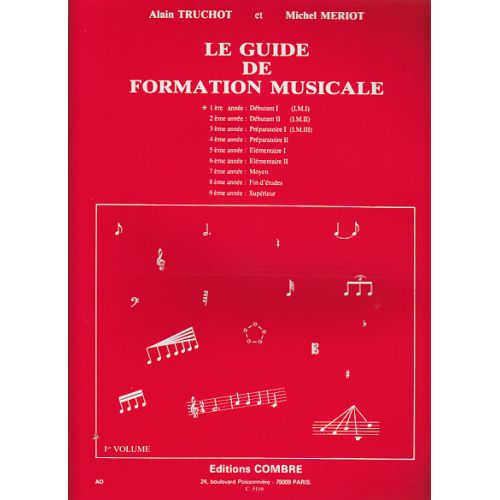 Truchot/meriot - Guide De Formation Musicale Vol.1